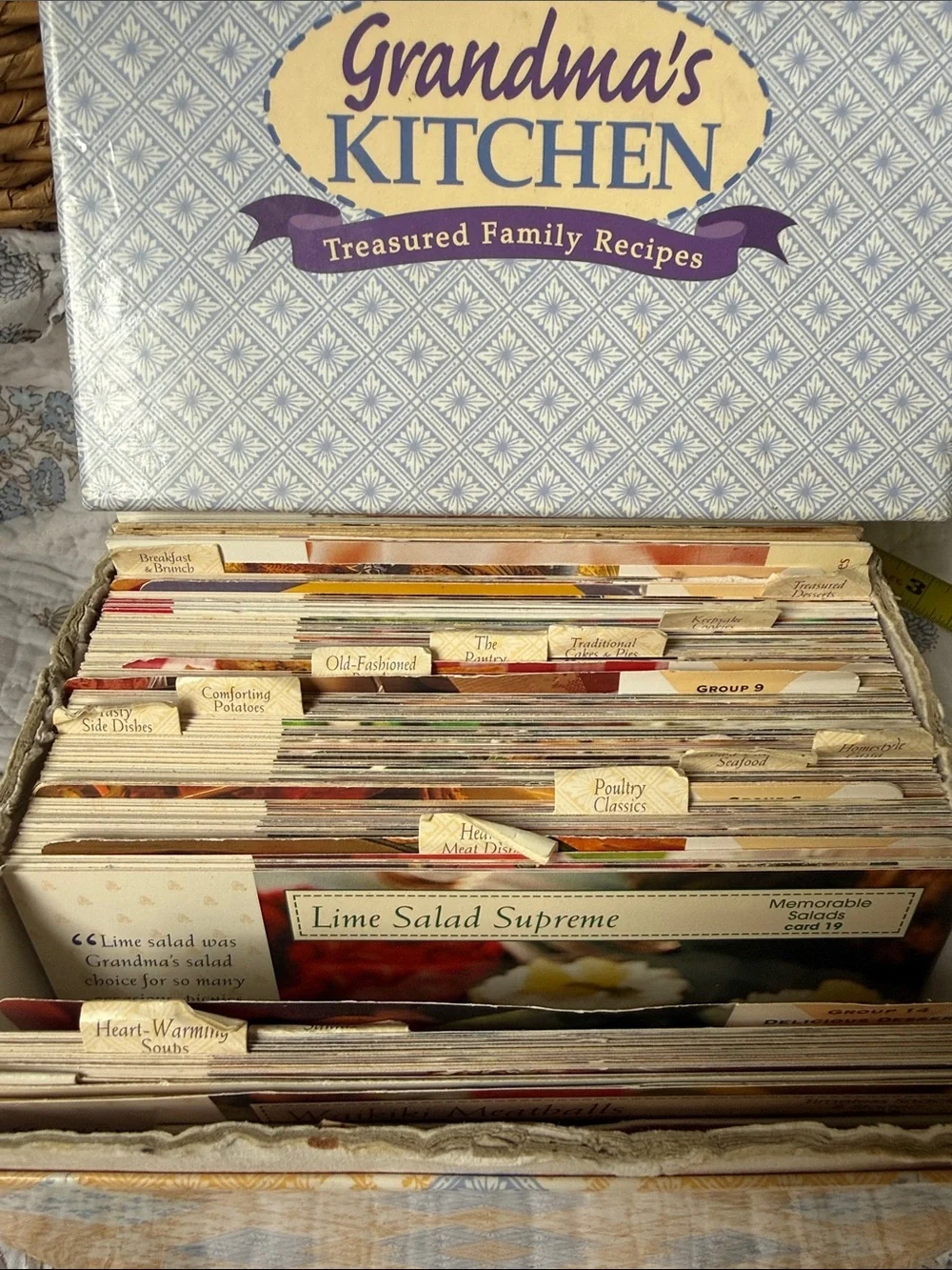 grandma’s kitchen recipe box